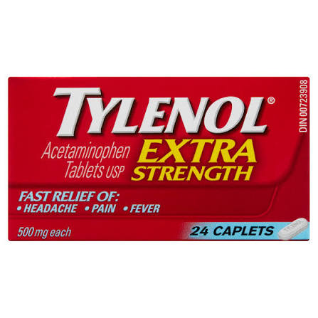 TYLENOL EXTRA STRENGTH 500MG