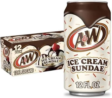 A&W ICE CREAM SUNDAE