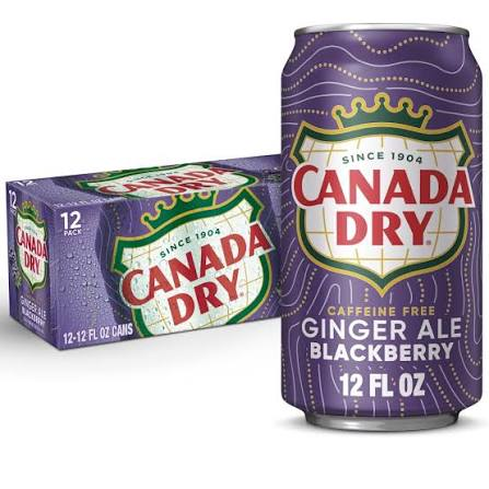 CANADA DRY BLACKBERRY GINGERALE