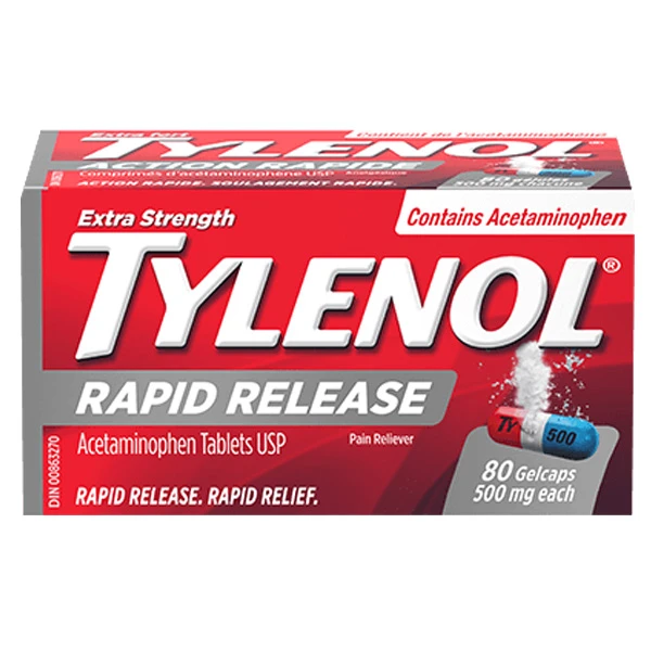 TYLENOL RAPID RELEASE 500MG