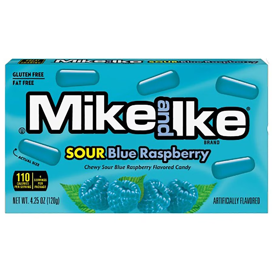 MIKE & IKE SOUR BLUE RASPBERRY