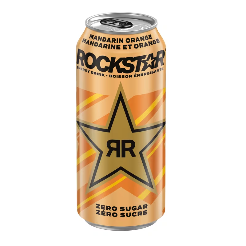 ROCKSTAR MANDARIN ORANGE ZERO SUGAR