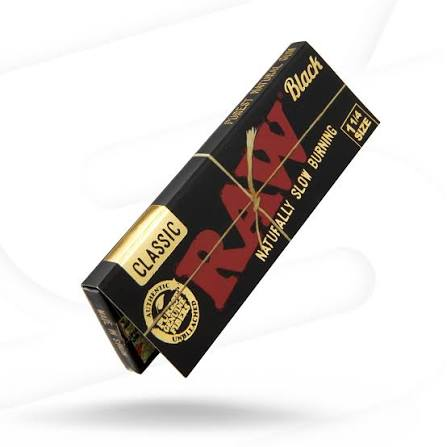 RAW BLACK 1 1/4 SIZE